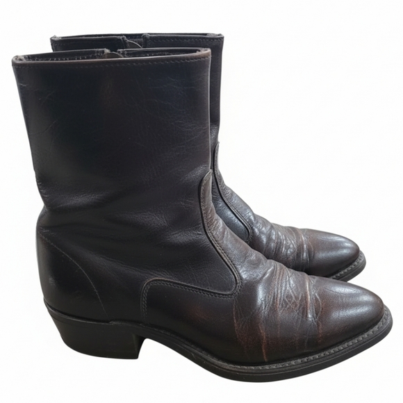 Vintage Wrangler Leather Boots, Men's Size  8 - Picture 1 of 8